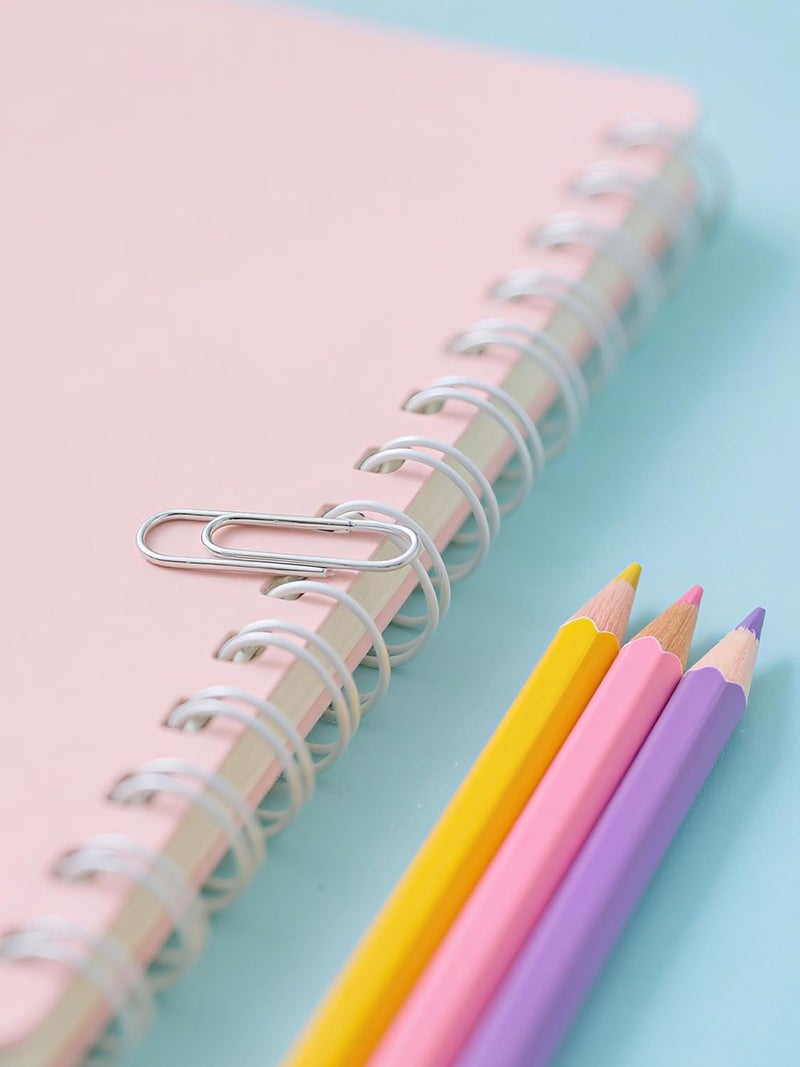 Bflaae Paper Clips, 600 Pcs Paperclips Premium Medium Paper Clip, 1-2/7" Silver School Office Supplies Heavy Duty, Ideal for Bookmark(Silver) - Image 3